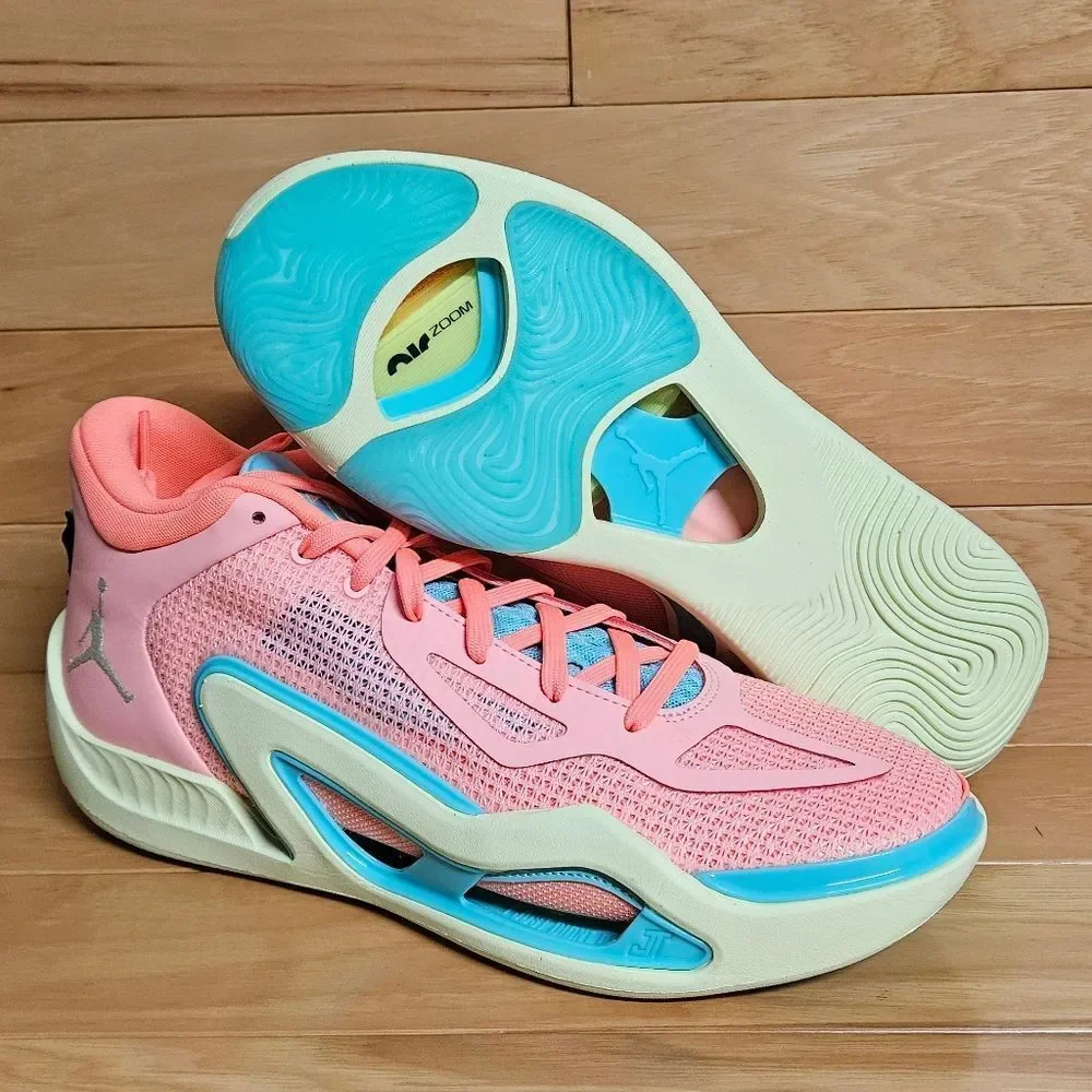 Jordan Tatum 1 Pink Lemonade Mens Basketball Shoe Sneaker DV6208-600 Jayson - Picture 3 of 13